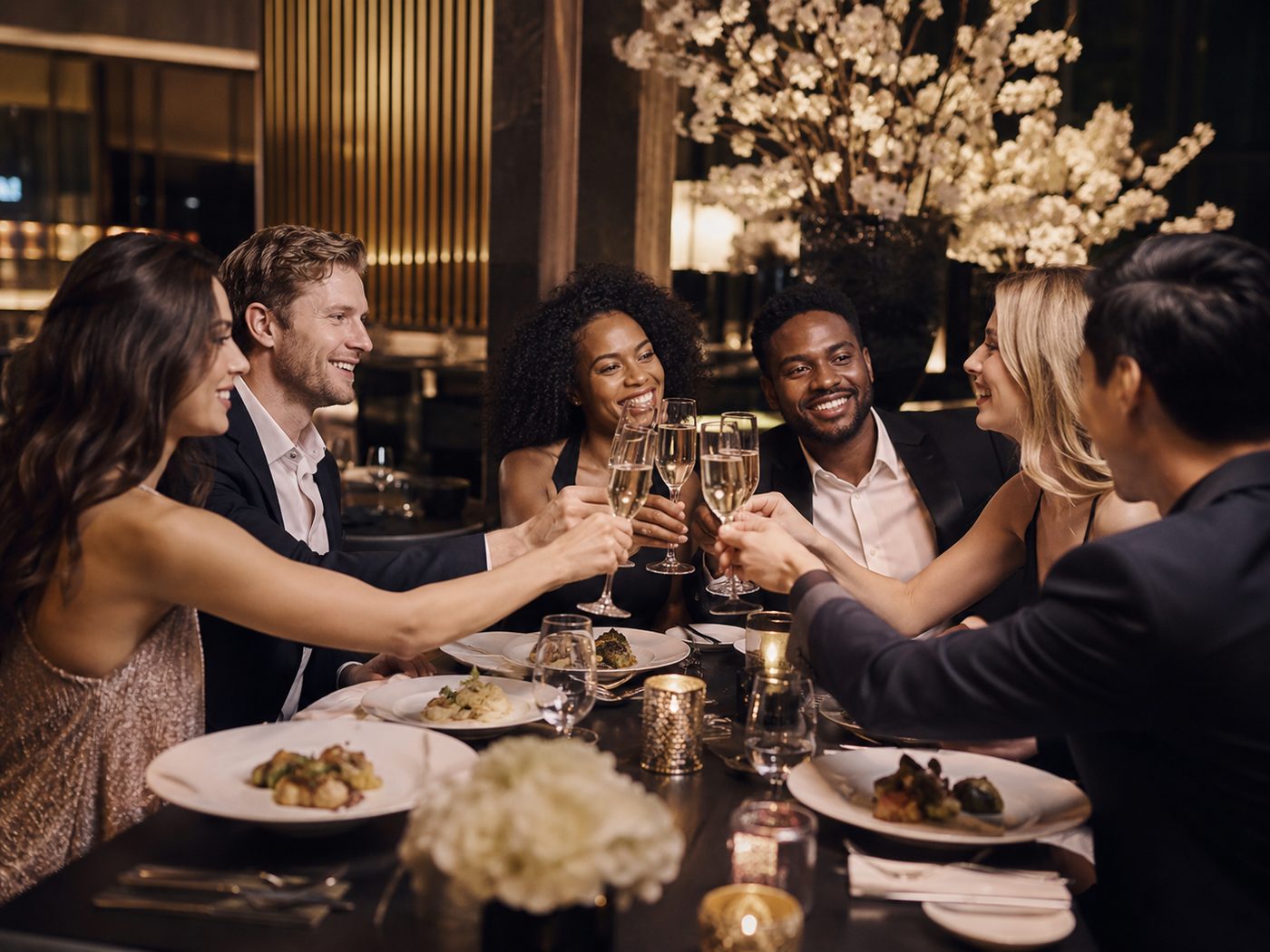 Table setting at Field and Flame